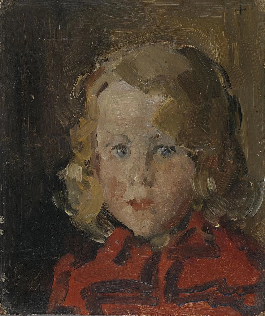 Isaac Israëls - 118, Ritratto di bambina, Museo Vincent Willem van Gogh